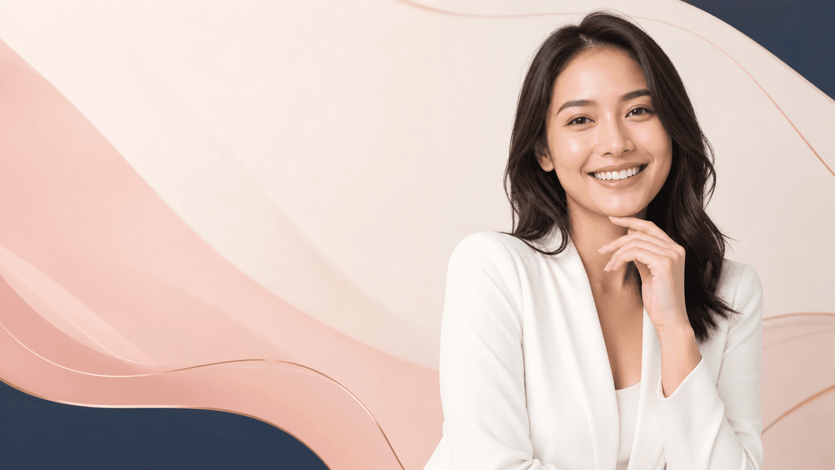 Model AI Orta Dental dengan senyum sehat